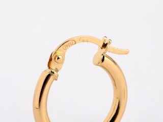 argollas oro 18k