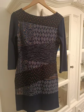 Vestido Desigual Talla S Estampado