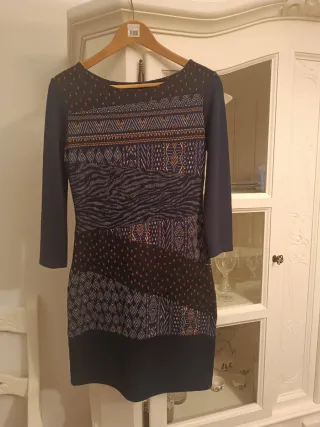 Vestido Desigual Talla S Estampado