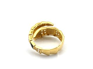 sortija oro 18k con circonita