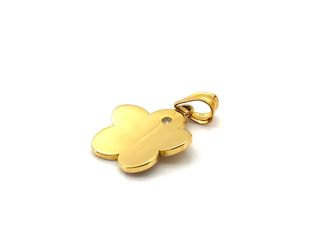 colgante oro 18k con circonita