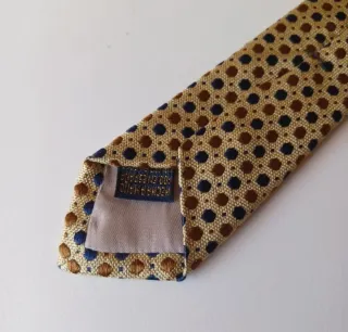 Corbata Richel Seda Vintage Años 80