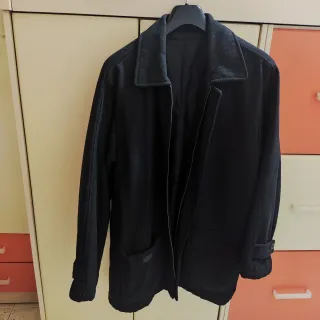 Abrigo caballero negro talla M