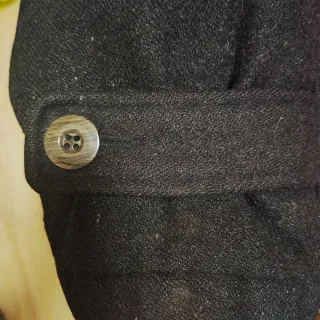 Abrigo caballero negro talla M