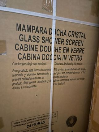 Mampara de ducha 140x90