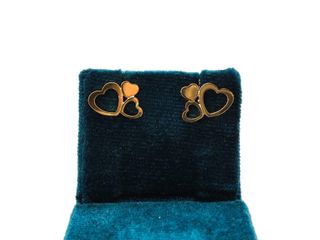 pendientes oro 18k con circonita