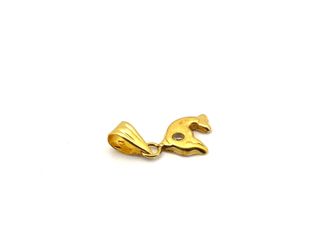 colgante oro 18k con circonita