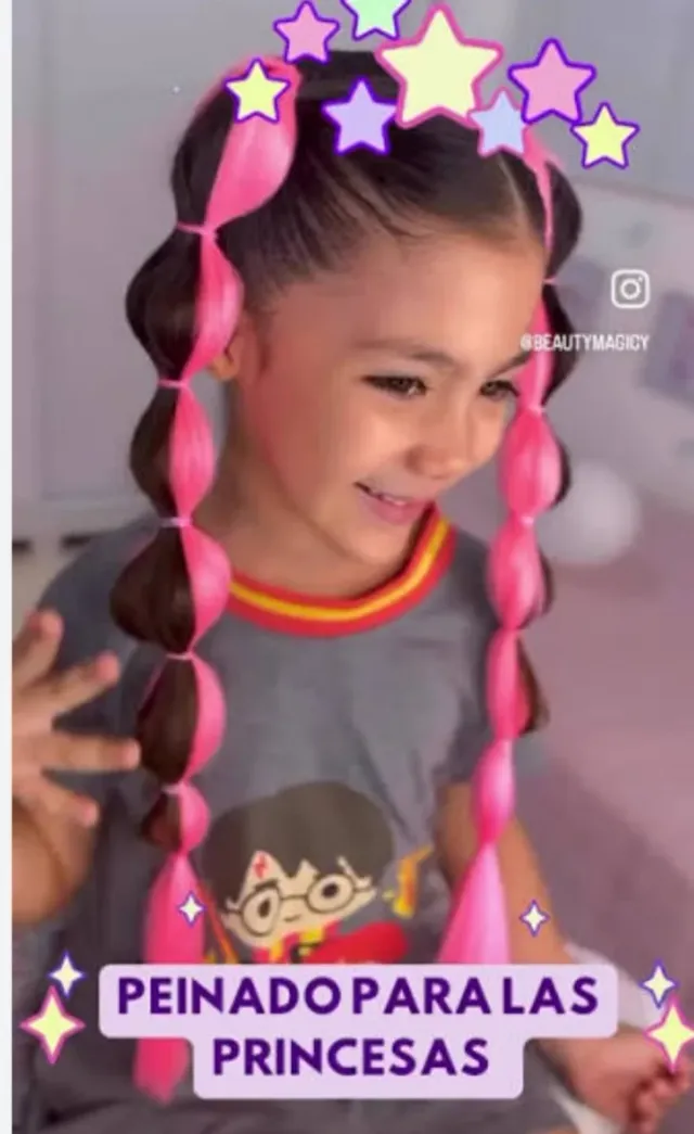 Trenzas para fiestas infantiles