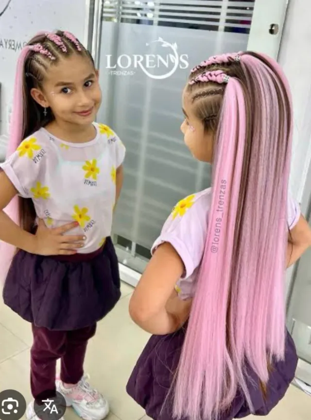 Trenzas para fiestas infantiles