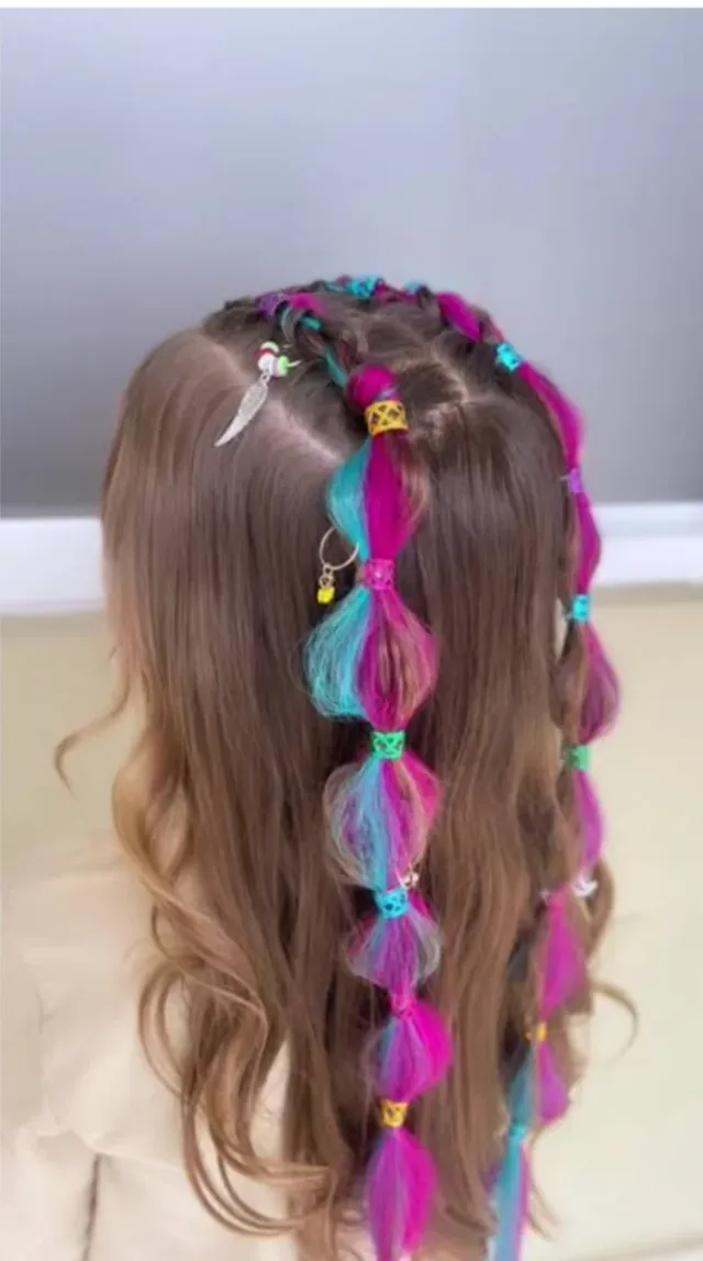 Trenzas para fiestas infantiles