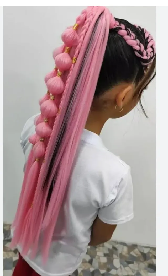 Trenzas para fiestas infantiles