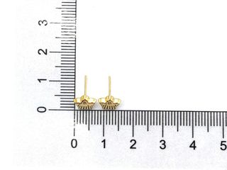 pendientes oro 18k con circonita