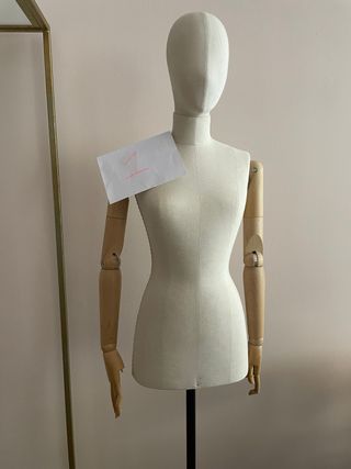 Manichino sartoriale con braccia snodabili Taylor’