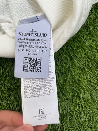 Sudadera Stone Island Blanca