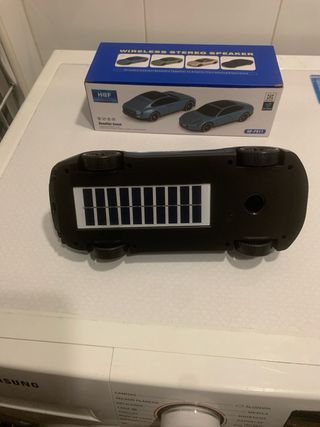 Altavoz Bluetooth Coche H&F Azul solar “NUEVO”