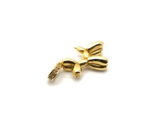 colgante oro 18k con circonita