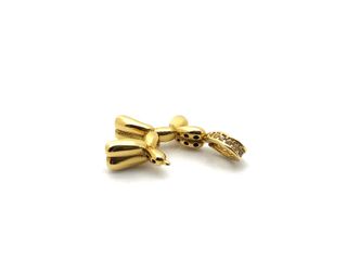 colgante oro 18k con circonita