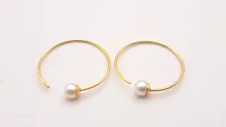 Pendientes Oro 18K con Perla