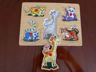 Puzzles infantiles de madera (6 unidades)
