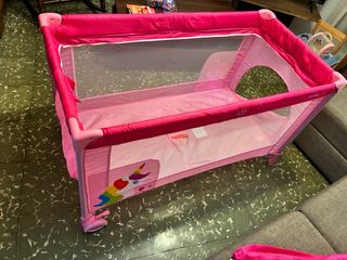 Cuna de viaje Asalvo Baby rosa