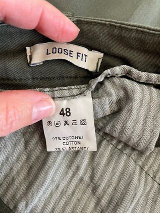 Pantaloni uomo cotone Impure verde oliva