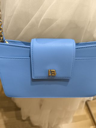 Bolso Bimba y Lola piel azul claro bandolera