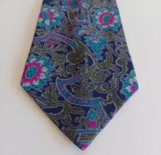 Corbata Pierre Balmain Seda Vintage Años 80