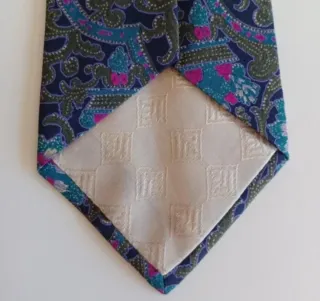 Corbata Pierre Balmain Seda Vintage Años 80