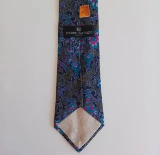 Corbata Pierre Balmain Seda Vintage Años 80