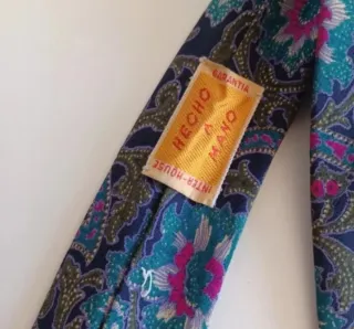 Corbata Pierre Balmain Seda Vintage Años 80