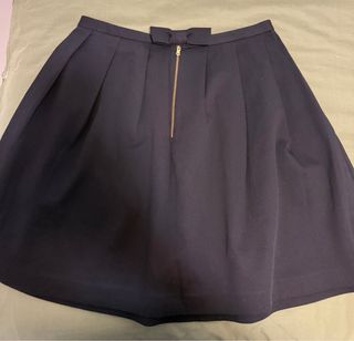 Falda Uterqüe Negra Talla S