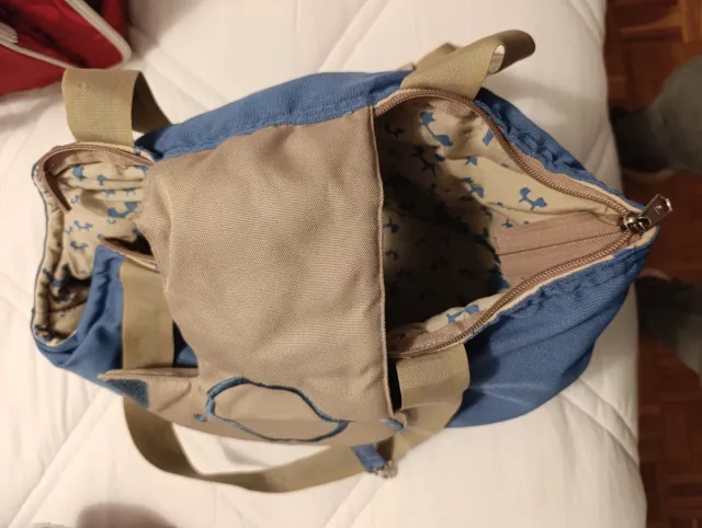 Lote bolsas transporte y prendas perros pequeños