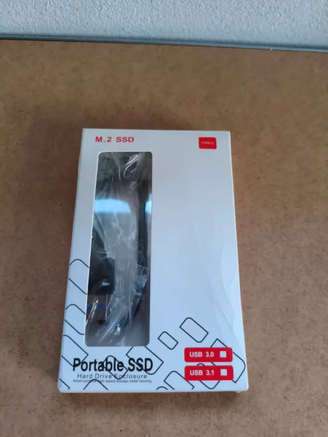 Caixa Disco Rígido M.2 SSD USB 3.0/3.1