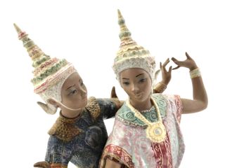 ceramica alta gama lladro bailarinas tailandesas
