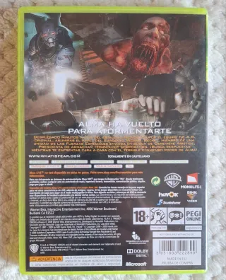 🇪🇸 F.E.A.R. 2: Project Origin Xbox 360