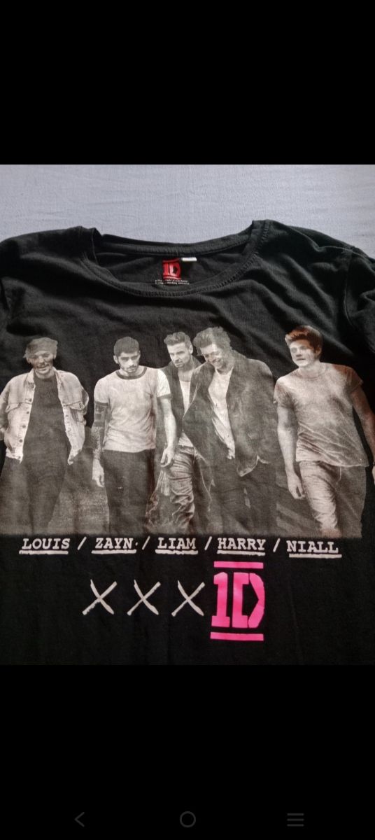 Camiseta One Direction Talla 16años