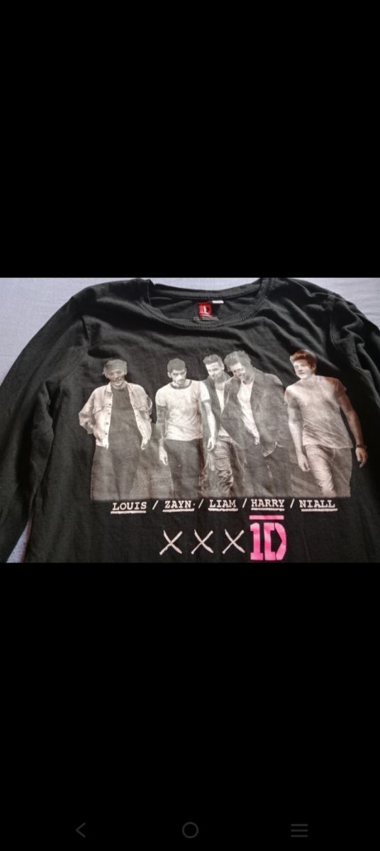 Camiseta One Direction Talla 16años