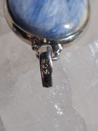 Colgante de Cianita en Plata de Ley