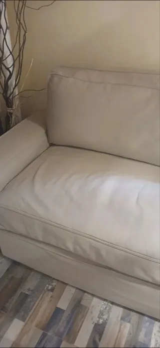 Sofá-cama Ikea beige tela