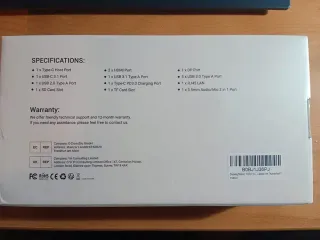 Docking Station TOTU 15 Puertos USB-C HDMI DP