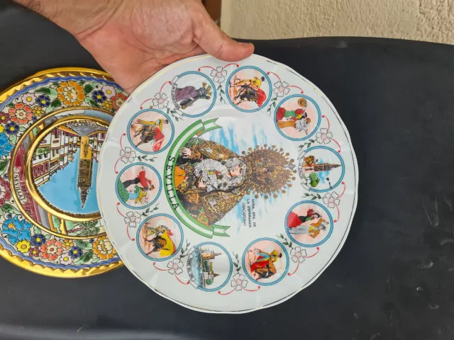 Plato decorativo Sevilla cerámica