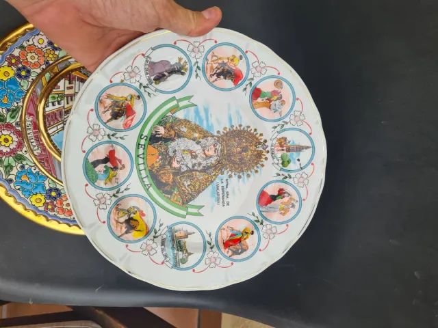 Plato decorativo Sevilla cerámica