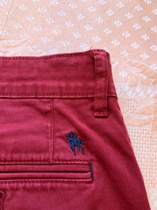 Pantalón Rojo burdeos