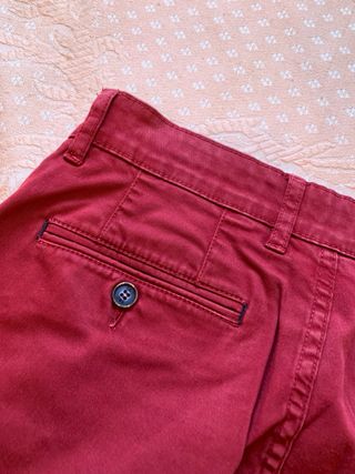 Pantalón Rojo burdeos