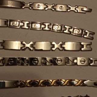 Pulseras de acero inoxidable