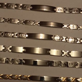 Pulseras de acero inoxidable