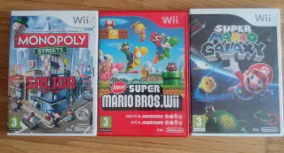 Juegos Wii: Monopoly, Super Mario Bros. Wii