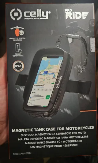 Funda magnética Celly Pro Ride para moto
