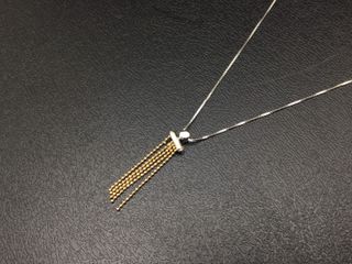 collar oro 18k 22cm