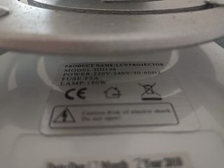 Proyector LCD HD 198 Blanco